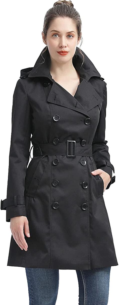 waterproof trench coat with hood.